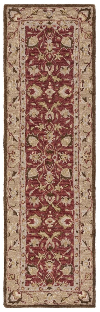 Safavieh Antiquity At65Q Red/Beige Rug.
