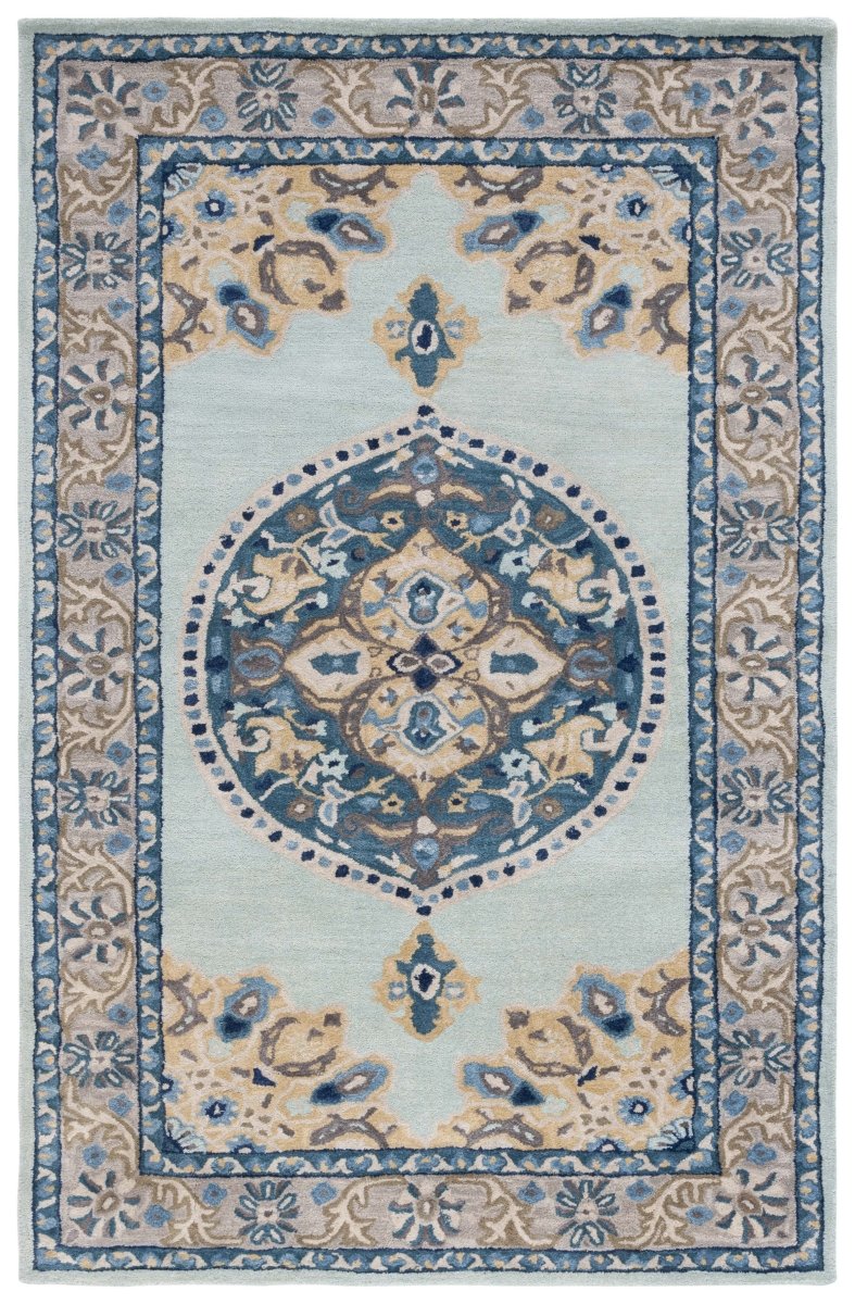 Safavieh Antiquity At66K Turquoise/Silver Rug.