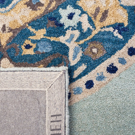 Safavieh Antiquity At66K Turquoise/Silver Rug.