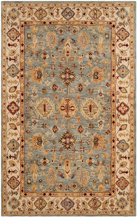 Safavieh Antiquity At847A Blue / Ivory Rugs.