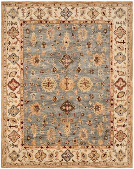 Safavieh Antiquity At847A Blue / Ivory Rugs.