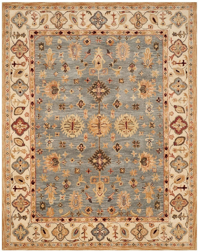 Safavieh Antiquity At847A Blue / Ivory Rugs.