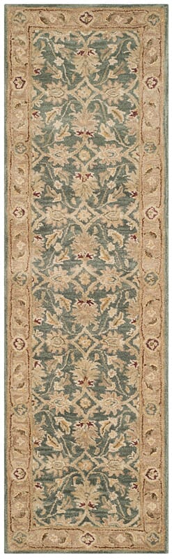 Safavieh Antiquity At849B Teal Blue / Taupe Rugs.