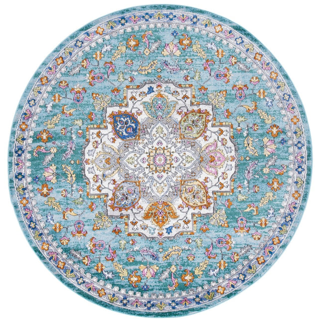 Safavieh Aria Ara102K Turquoise/Ivory Rugs.