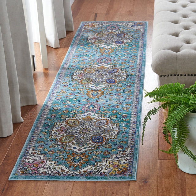 Safavieh Aria Ara102K Turquoise/Ivory Rugs.