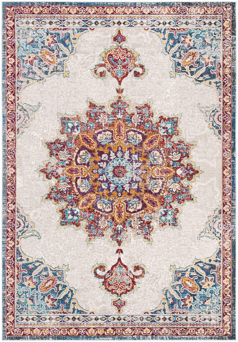 Safavieh Aria Ara103A Ivory / Navy Rugs.