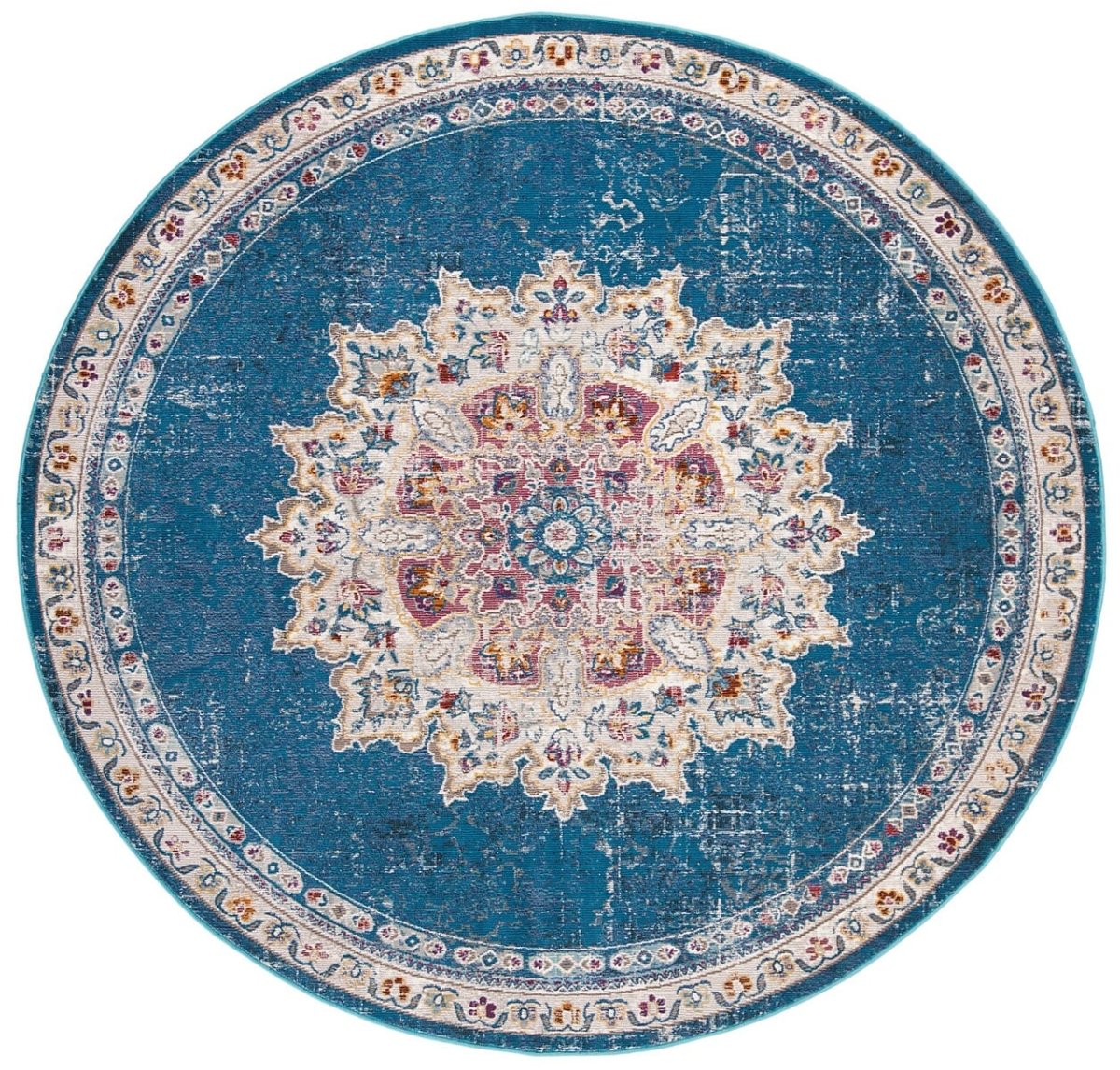 Safavieh Aria Ara103N Navy / Ivory Rugs.