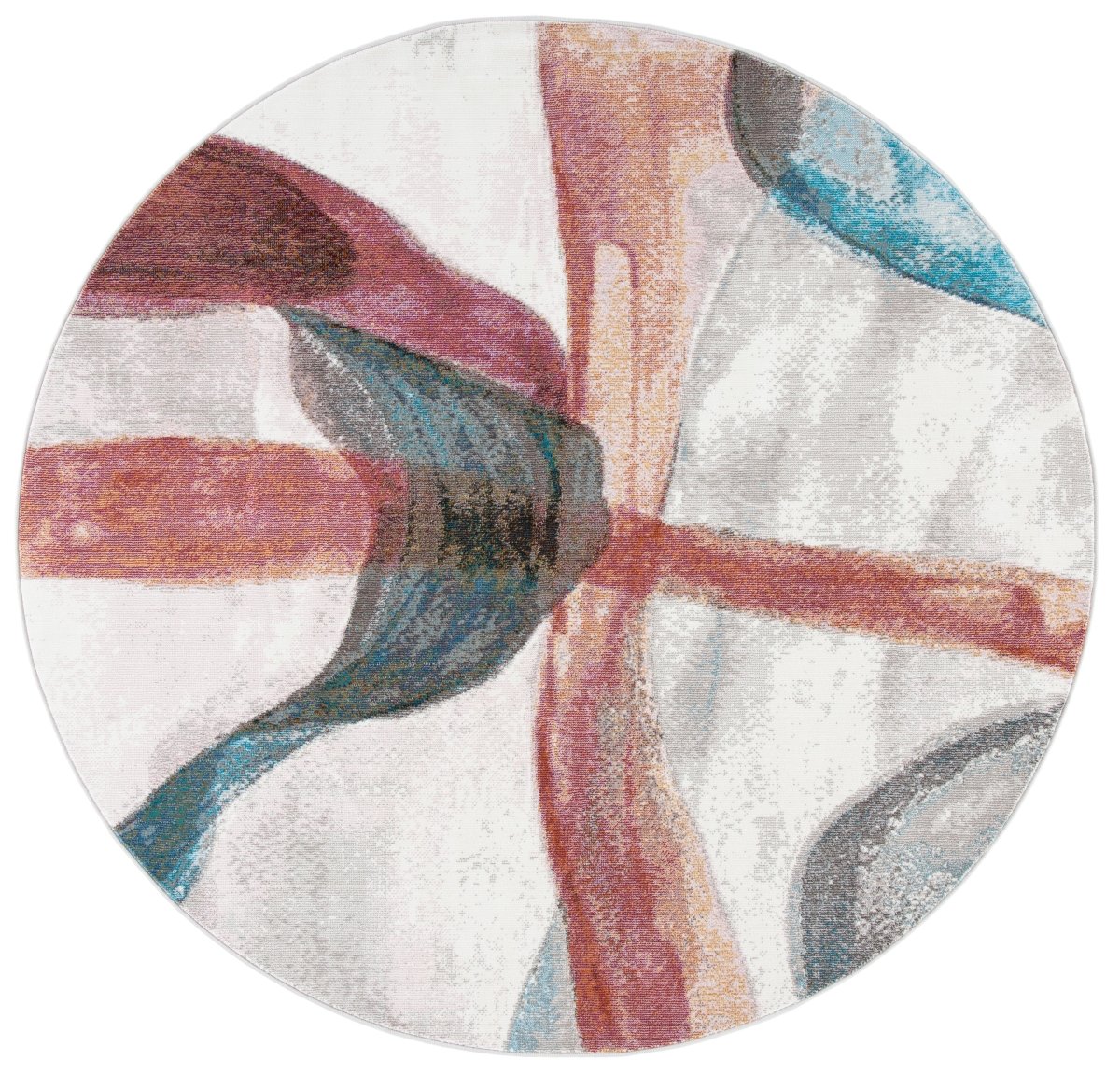 Safavieh Aria Ara109A Ivory/Plum Rugs.