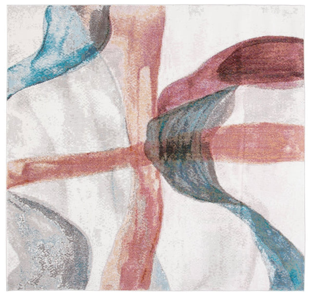 Safavieh Aria Ara109A Ivory/Plum Rugs.