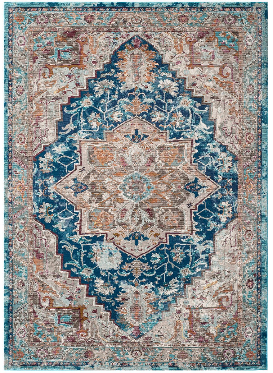 Safavieh Aria Ara119B Blue / Beige Rugs.