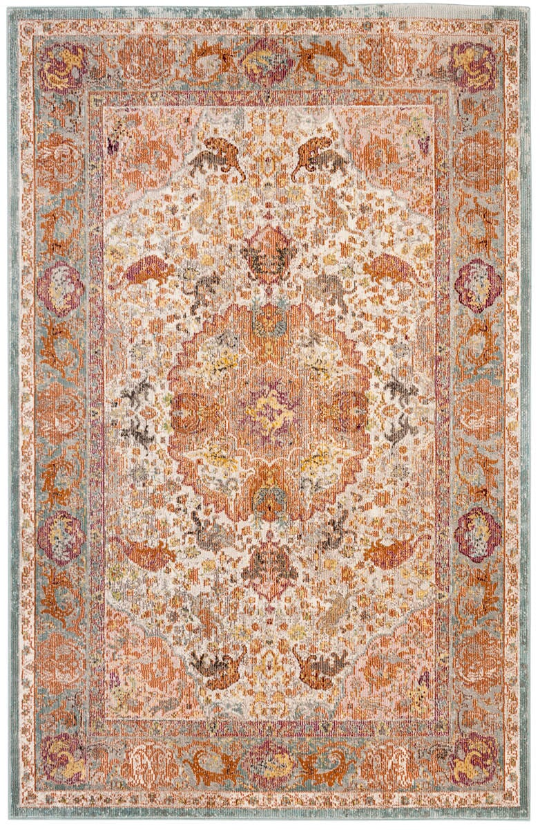 Safavieh Aria Ara120E Beige / Orange Rugs.