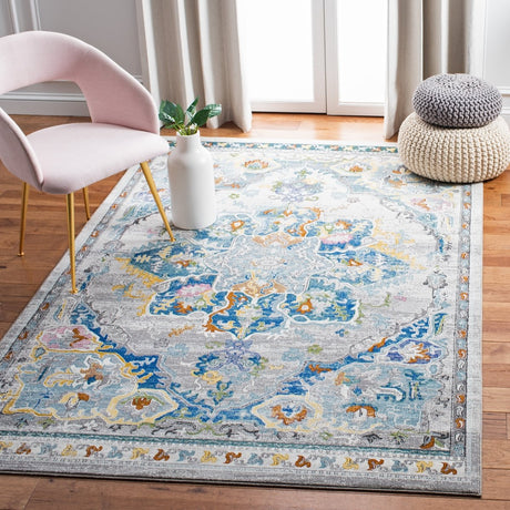 Safavieh Aria Ara129F Grey/Blue Rugs.