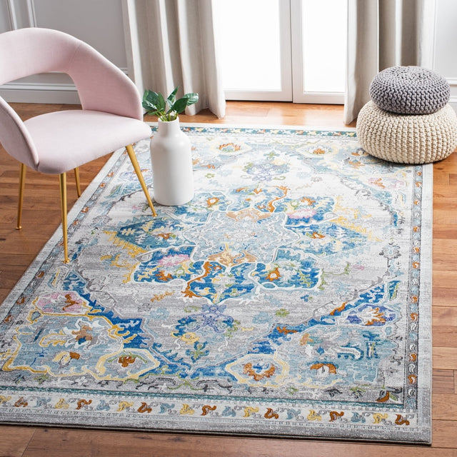 Safavieh Aria Ara129F Grey/Blue Rugs.