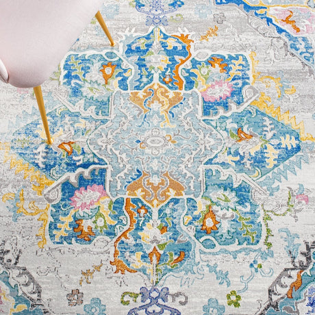 Safavieh Aria Ara129F Grey/Blue Rugs.