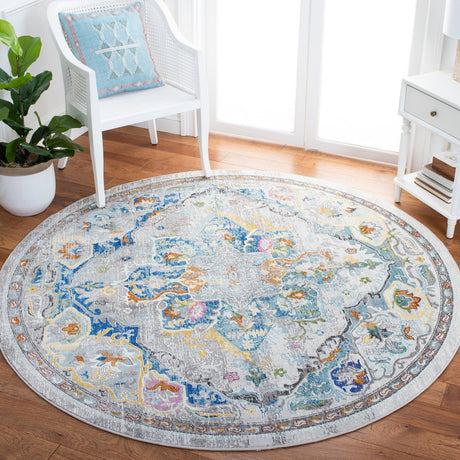 Safavieh Aria Ara129F Grey/Blue Rugs.