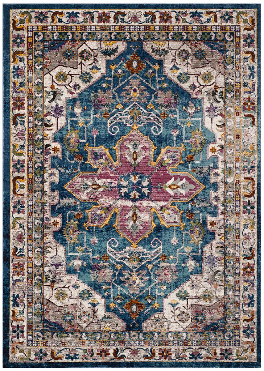 Safavieh Aria Ara160B Blue / Creme Rugs.