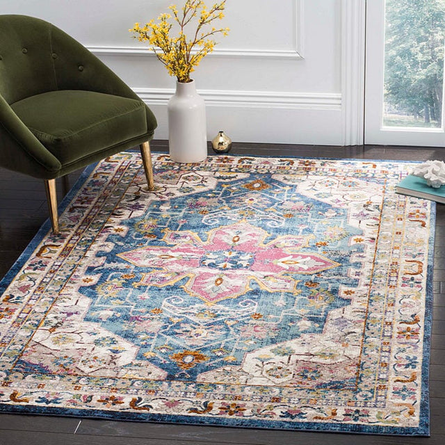 Safavieh Aria Ara160B Blue / Creme Rugs.