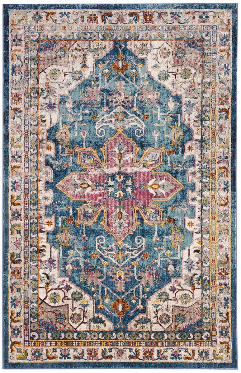 Safavieh Aria Ara160B Blue / Creme Rugs.