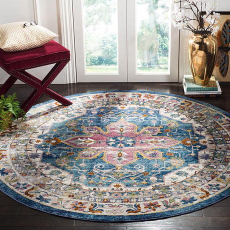 Safavieh Aria Ara160B Blue / Creme Rugs.