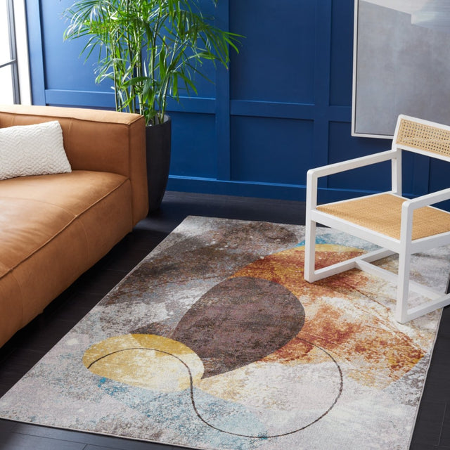 Safavieh Aria Ara180Q Ivory/Red Rugs.