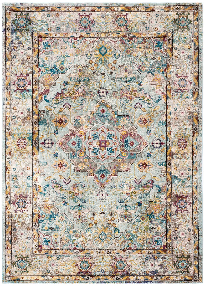 Safavieh Aria Ara183E Beige / Blue Rugs.