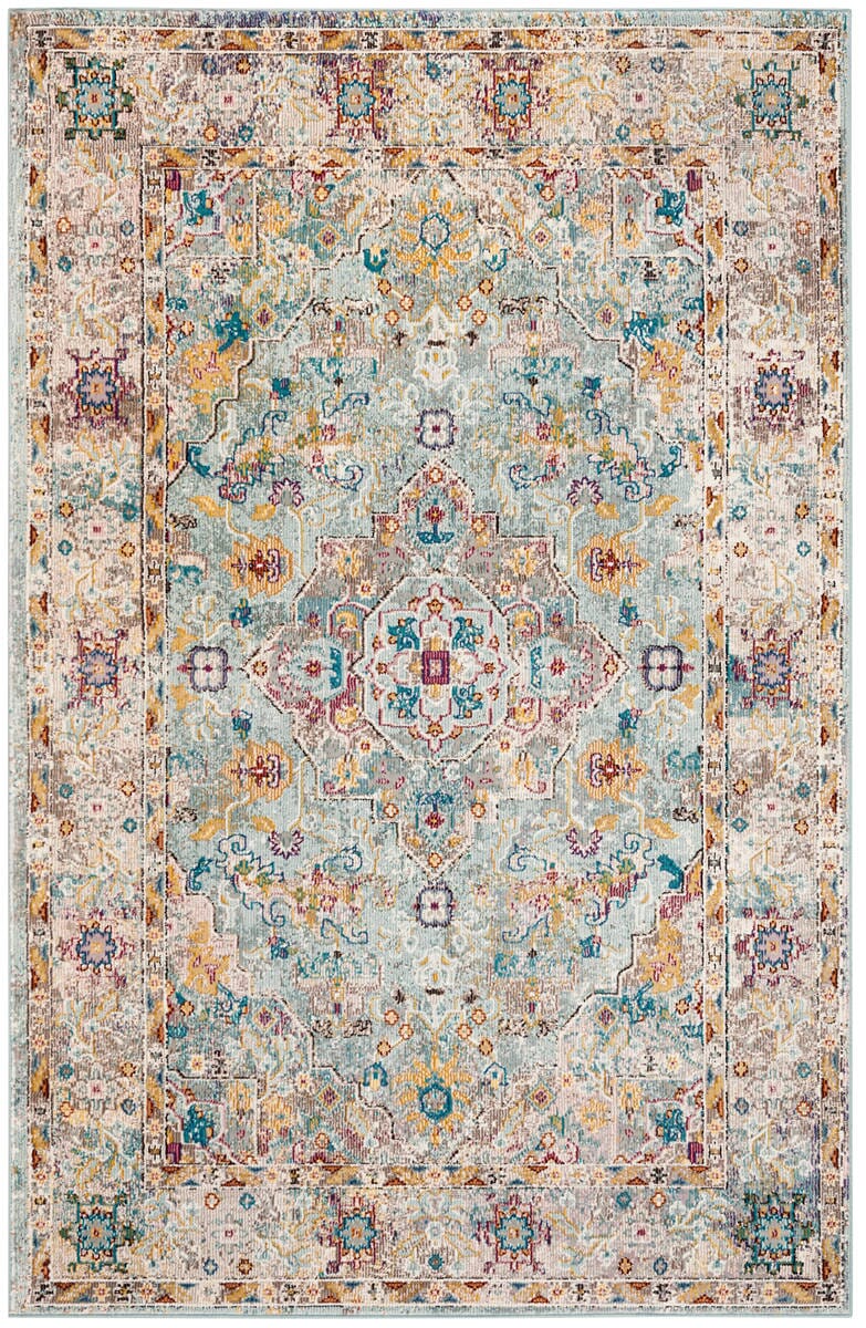 Safavieh Aria Ara183E Beige / Blue Rugs.