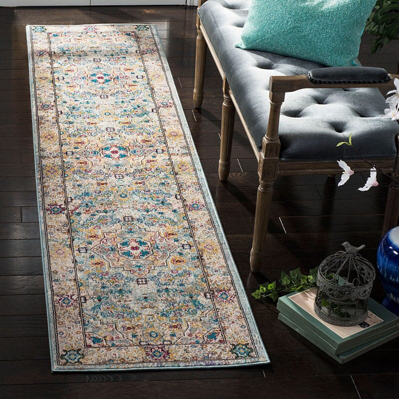 Safavieh Aria Ara183E Beige / Blue Rugs.