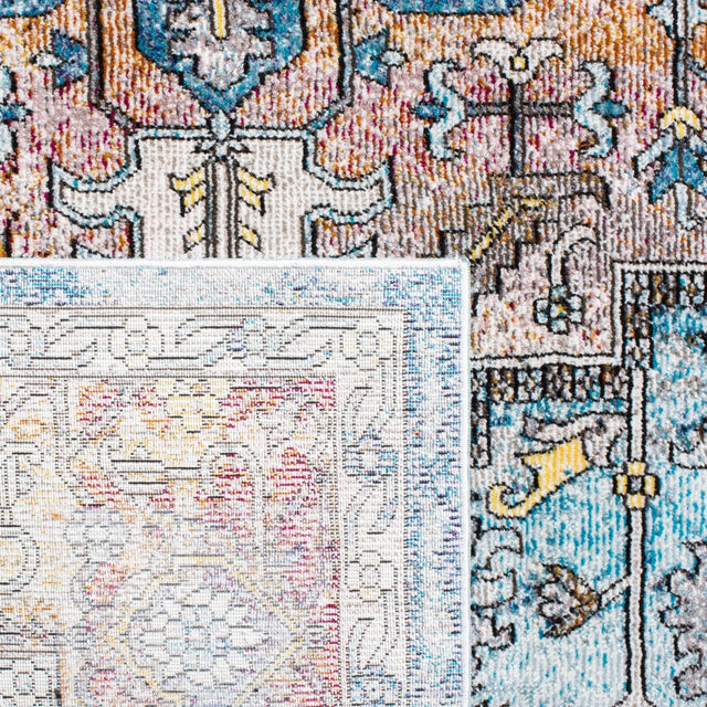 Safavieh Aria Ara191K Turquoise/Light Orange Rugs.