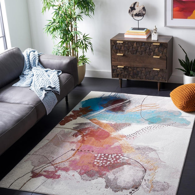 Safavieh Aria Ara193Q Ivory/Red Rugs.