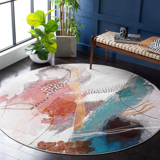 Safavieh Aria Ara193Q Ivory/Red Rugs.