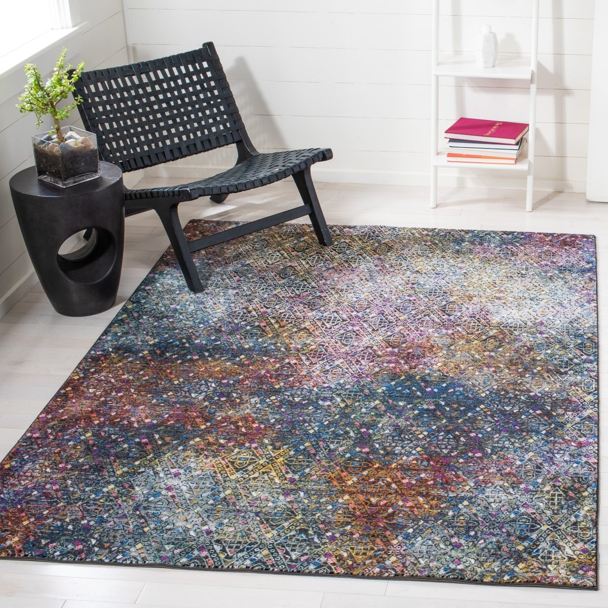 Safavieh Aria Ara203M Blue/Ivory Rug.
