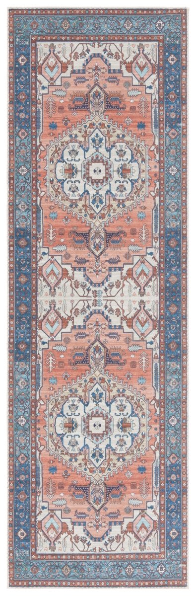 Safavieh Arizona Arz105P Rust/Navy Rug.