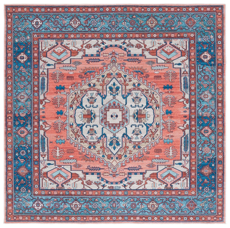 Safavieh Arizona Arz105P Rust/Navy Rug.