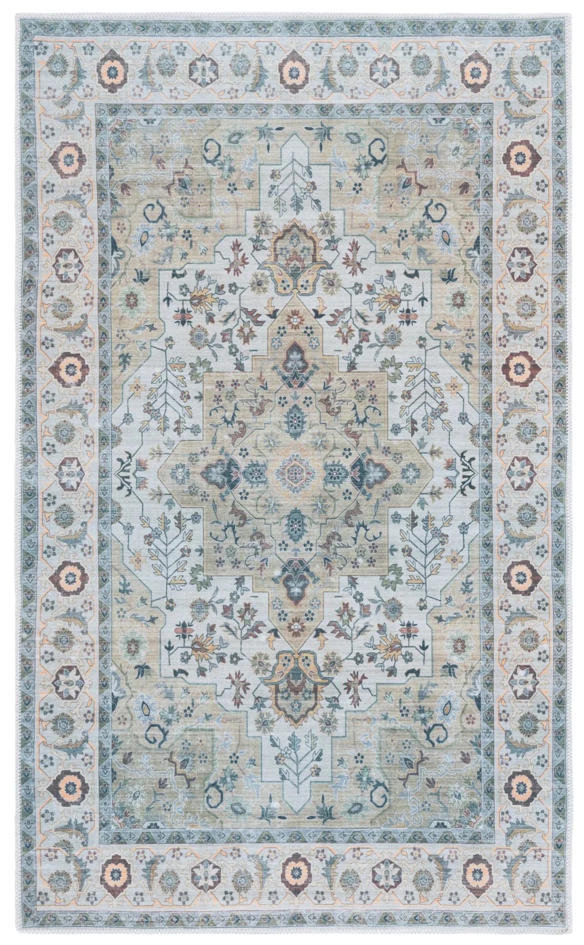 Safavieh Arizona 3'-0" x 5'-0" Rug in Light Green / Beige