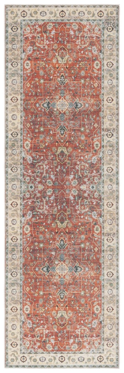 Safavieh Arizona Arz126P Rust/Beige Rug.