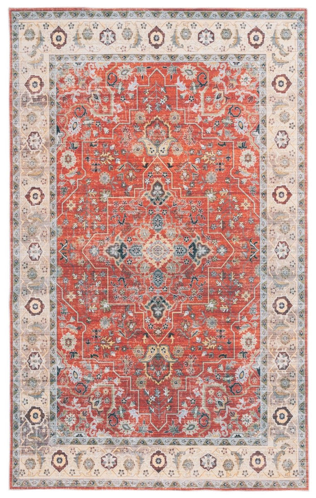 Safavieh Arizona Arz126P Rust/Beige Rug.