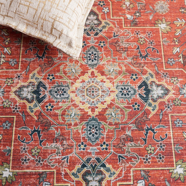 Safavieh Arizona Arz126P Rust/Beige Rug.