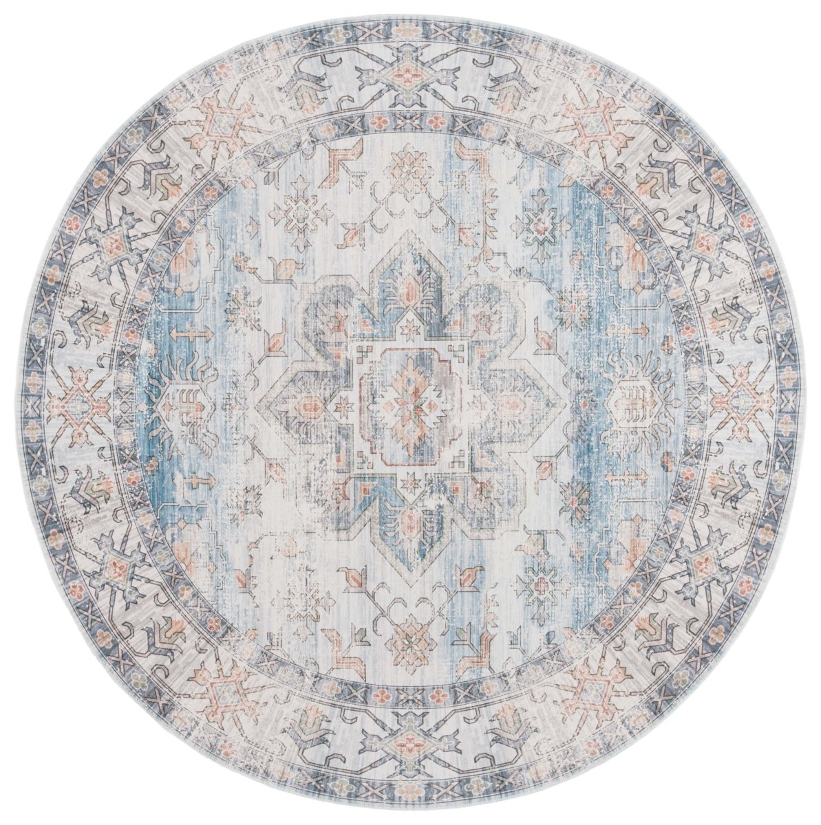 Safavieh Arizona Arz128F Ivory/Light Blue Rug.
