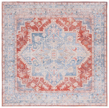 Safavieh Arizona Arz137M Light Blue/Rust Rug.