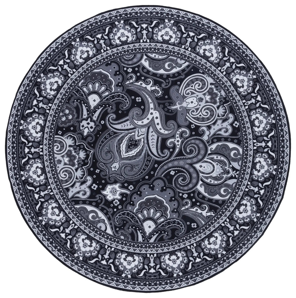 Safavieh Arizona 6'-0" x 6'-0" Rug in Black / Grey