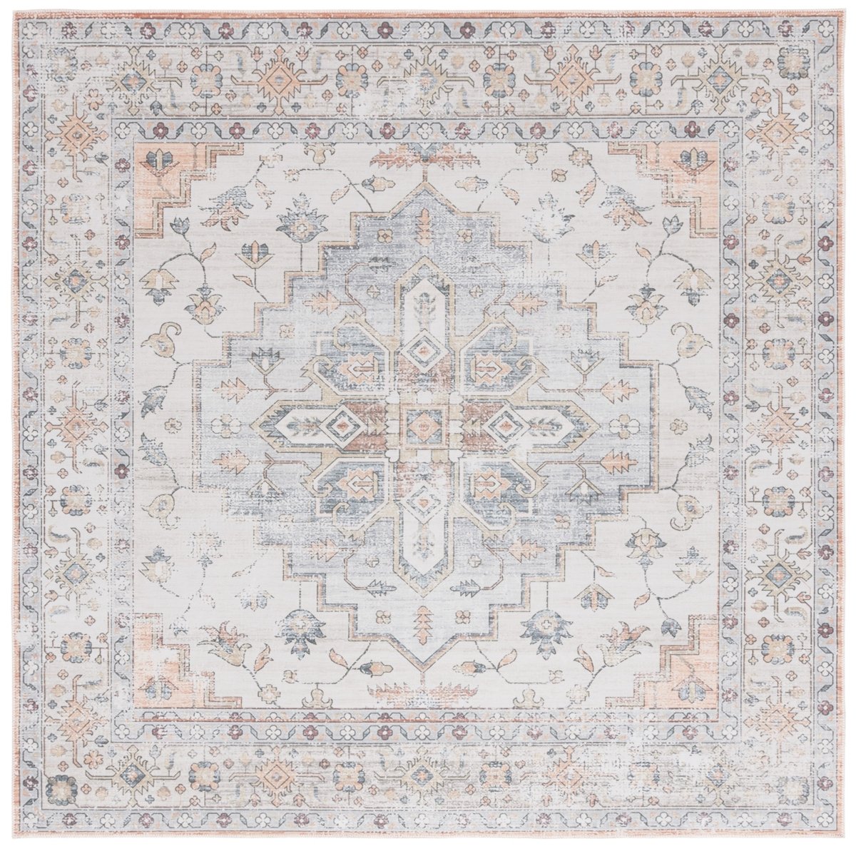 Safavieh Arizona Arz209W Sage/Light Rust Rug.