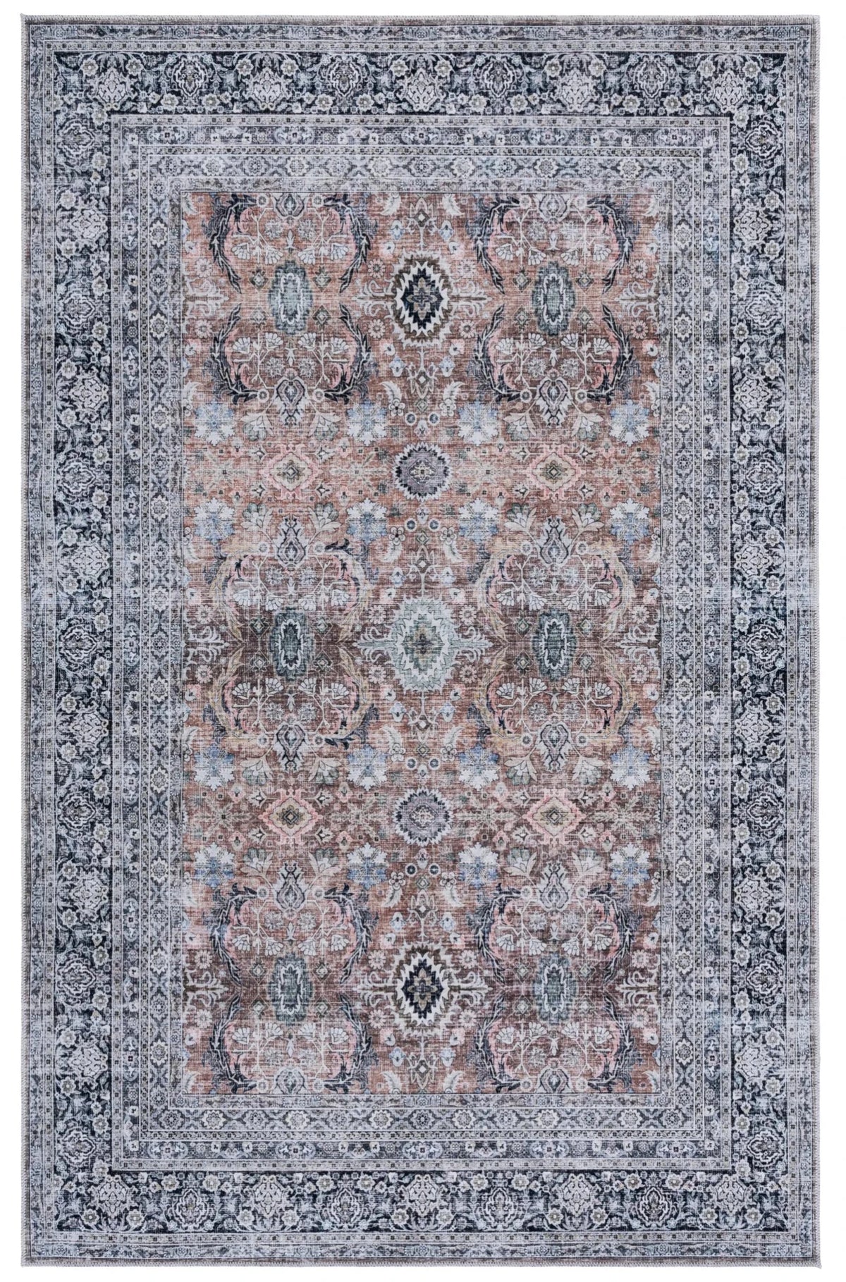 Safavieh Arizona 4'-0" x 6'-0" Rug in Copper / Olive