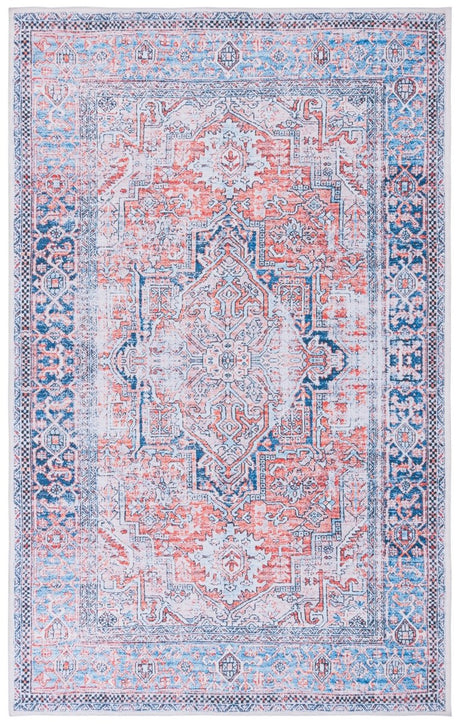 Safavieh Arizona Arz223P Rust/Navy Rug.