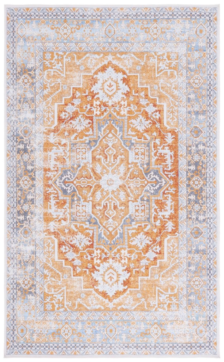 Safavieh Arizona Arz223Q Rust/Grey Rug.