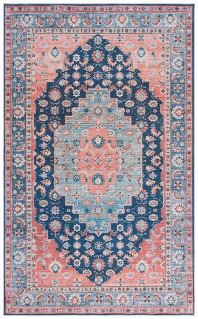 Safavieh Arizona Arz235M Blue/Rust Rug.