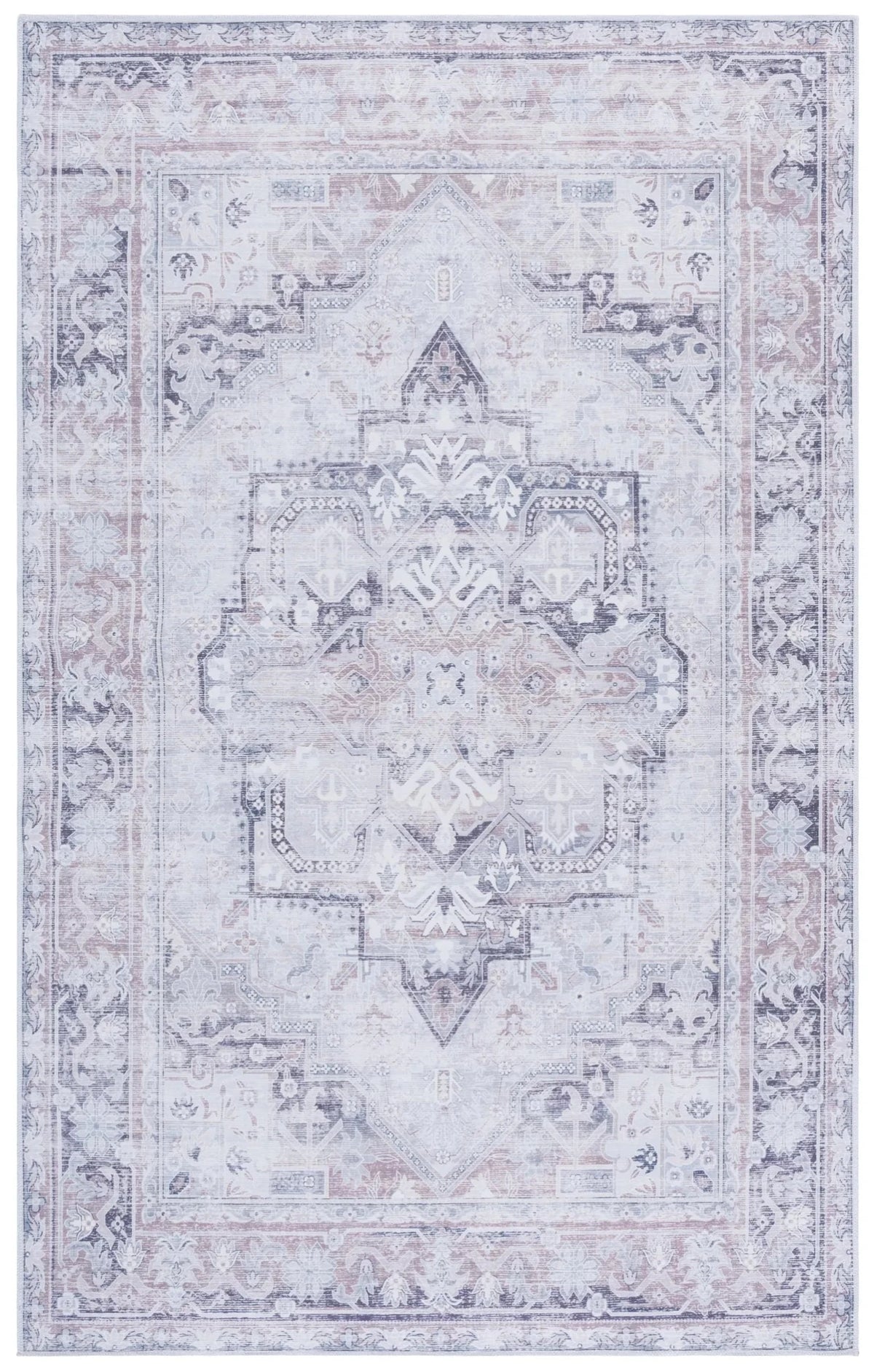 Safavieh Arizona 4'-0" x 6'-0" Rug in Ivory / Grey