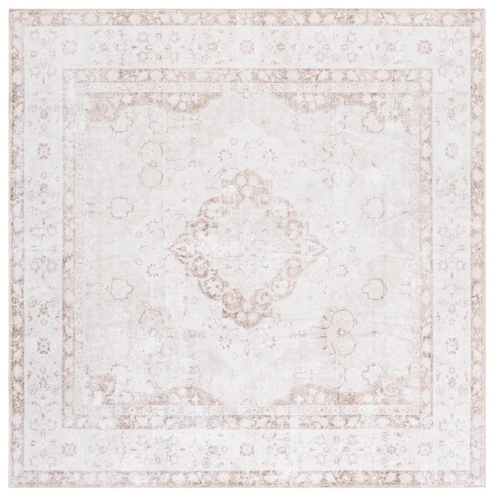 Safavieh Arizona 6'-0" x 6'-0" Rug in Beige / Light Taupe