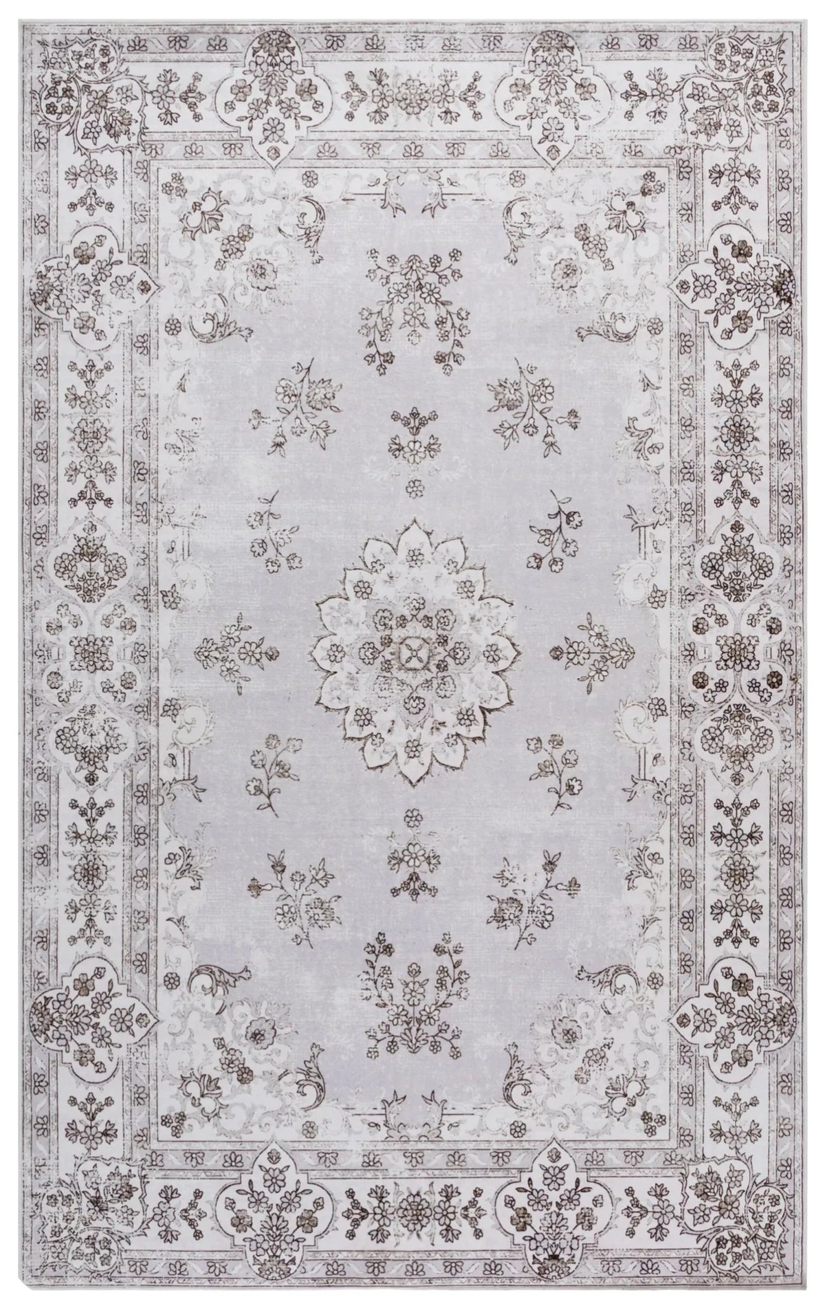Safavieh Arizona 4'-0" x 6'-0" Rug in Beige / Ivory