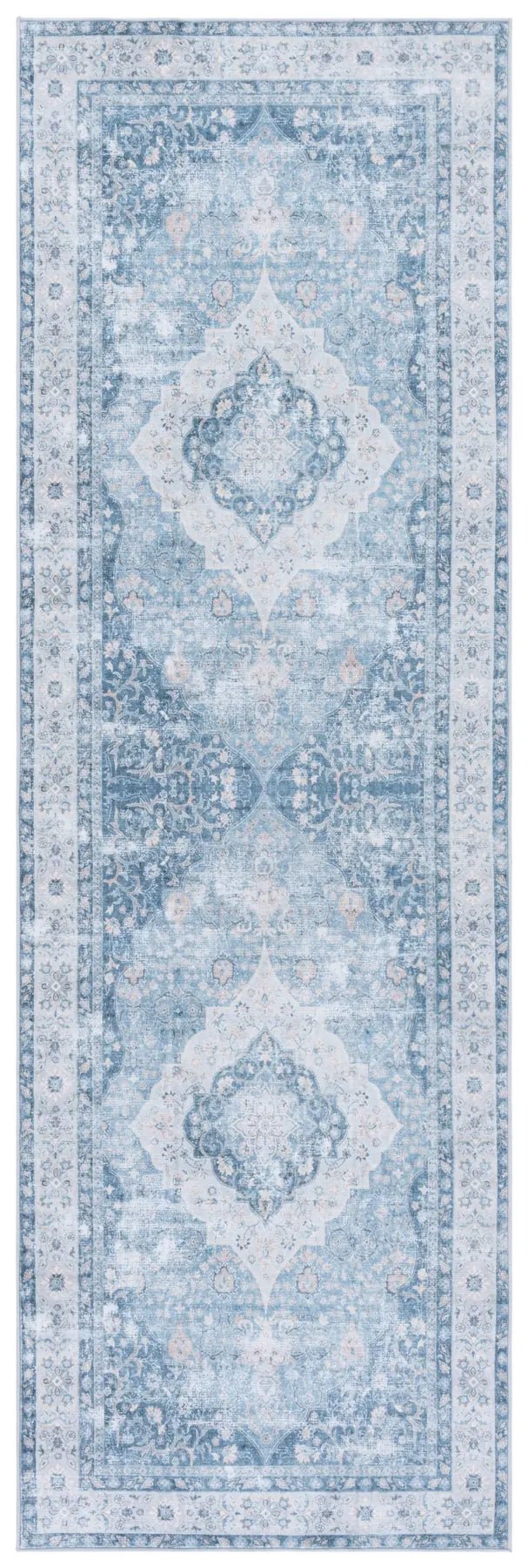 Safavieh Arizona 2'-6" x 8'-0" Rug in Blue / Light Blue