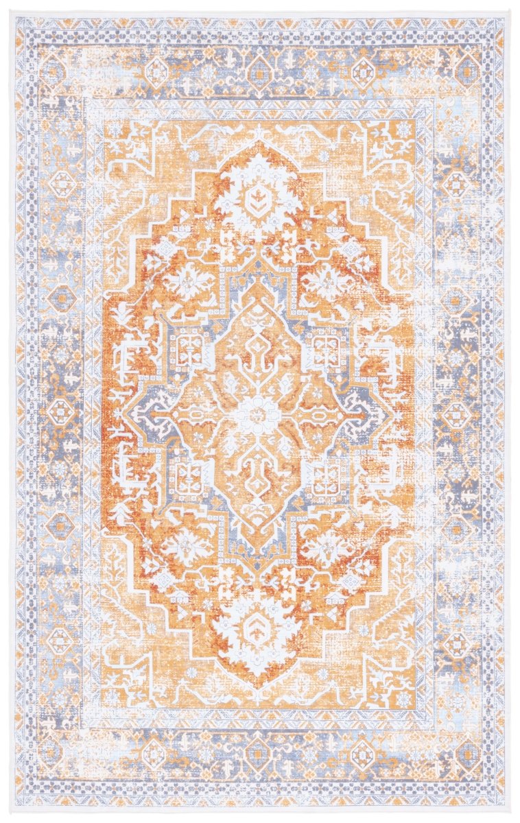 Safavieh Arizona Arz323R Rust/Grey Rug.